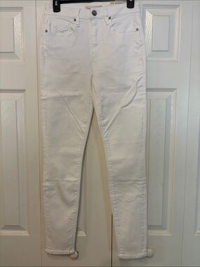 Unpublished Slim High-Rise White Skinny Jeans 793